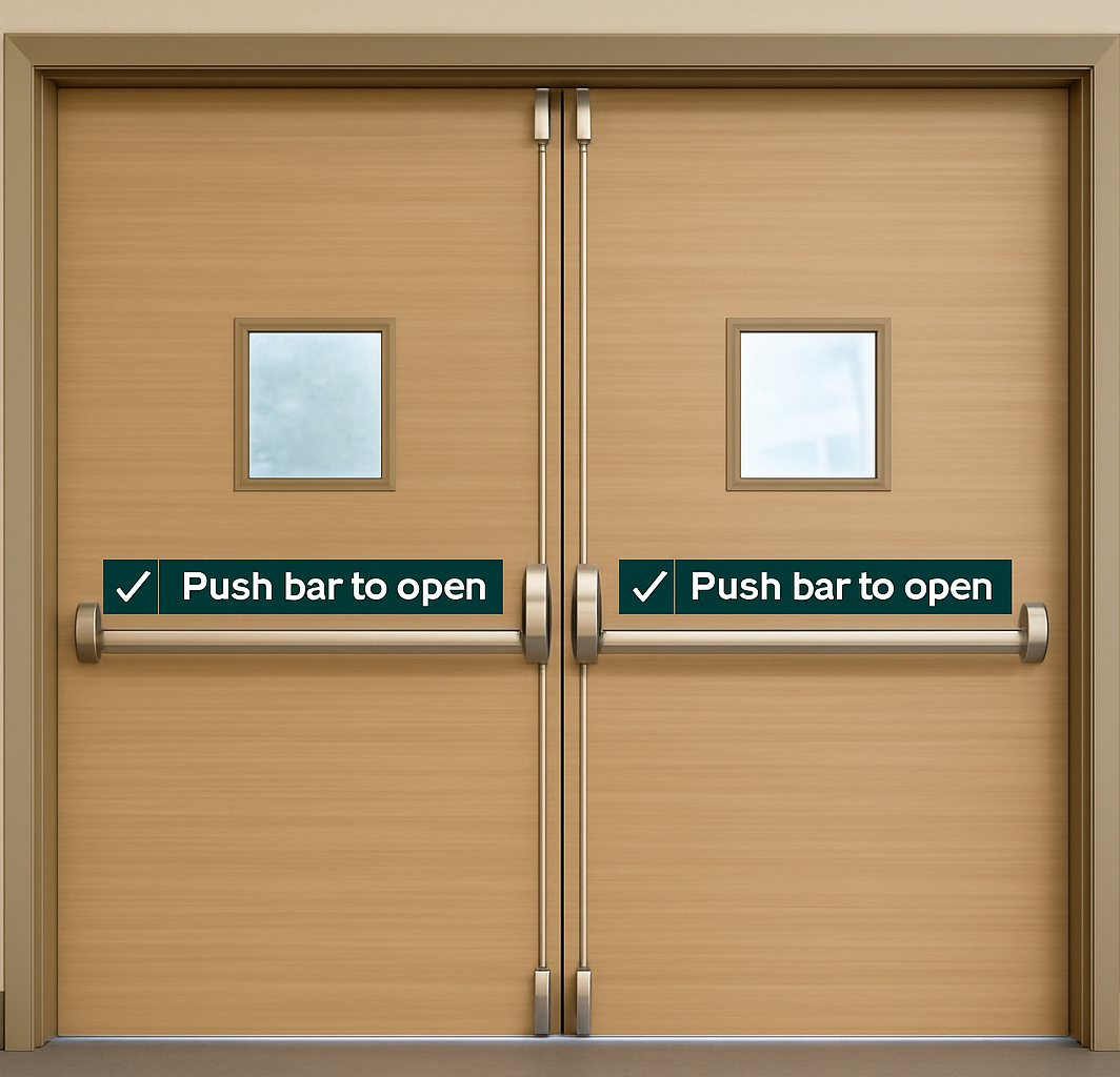 Fire Door installed at office entrance, Delhi